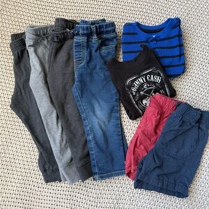 2T bundle lot of pants, shorts, shirts